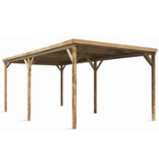 Carport en Bois EVOLUTION UN - 3 x 5 m - Burger